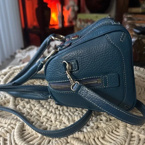 Elegant Teal Satchel Bag - Picture 6 of 13